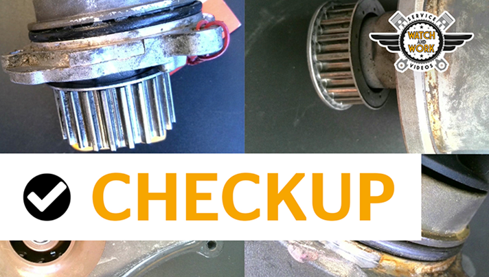 Checkup - Damages to the water pump