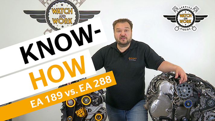 Know-how – VW EA 189  vs. EA 288