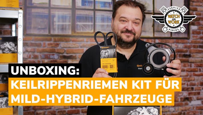 Unboxing - Keilrippenriemen Kit für Mild-Hybrid-Antriebe