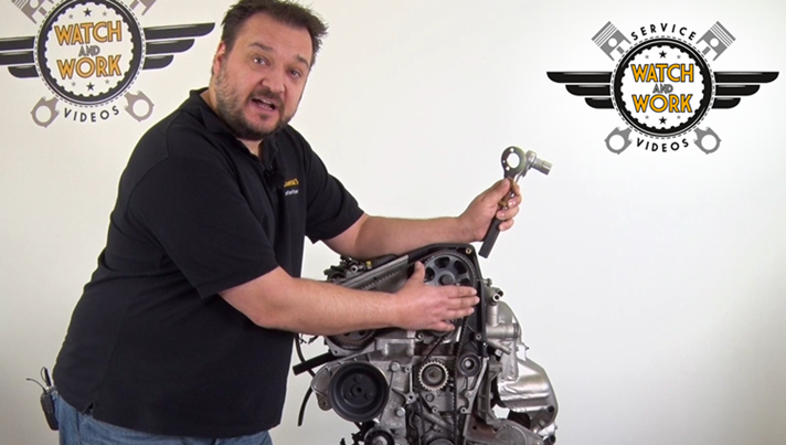 EN] Watch and Work Tutorial: timing belt replacement – VW Golf 7 1,4l 103  KW (1/2) 